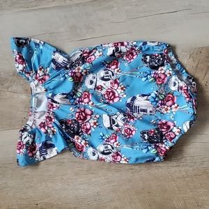 Star Wars floral bubble romper